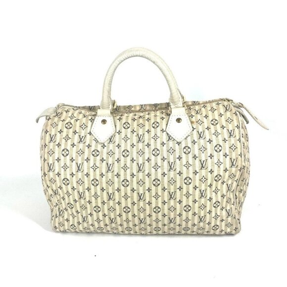 LOUIS VUITTON M95500 Monogram Mini-Lin Speedy30 Hand Bag - Picture 1 of 16